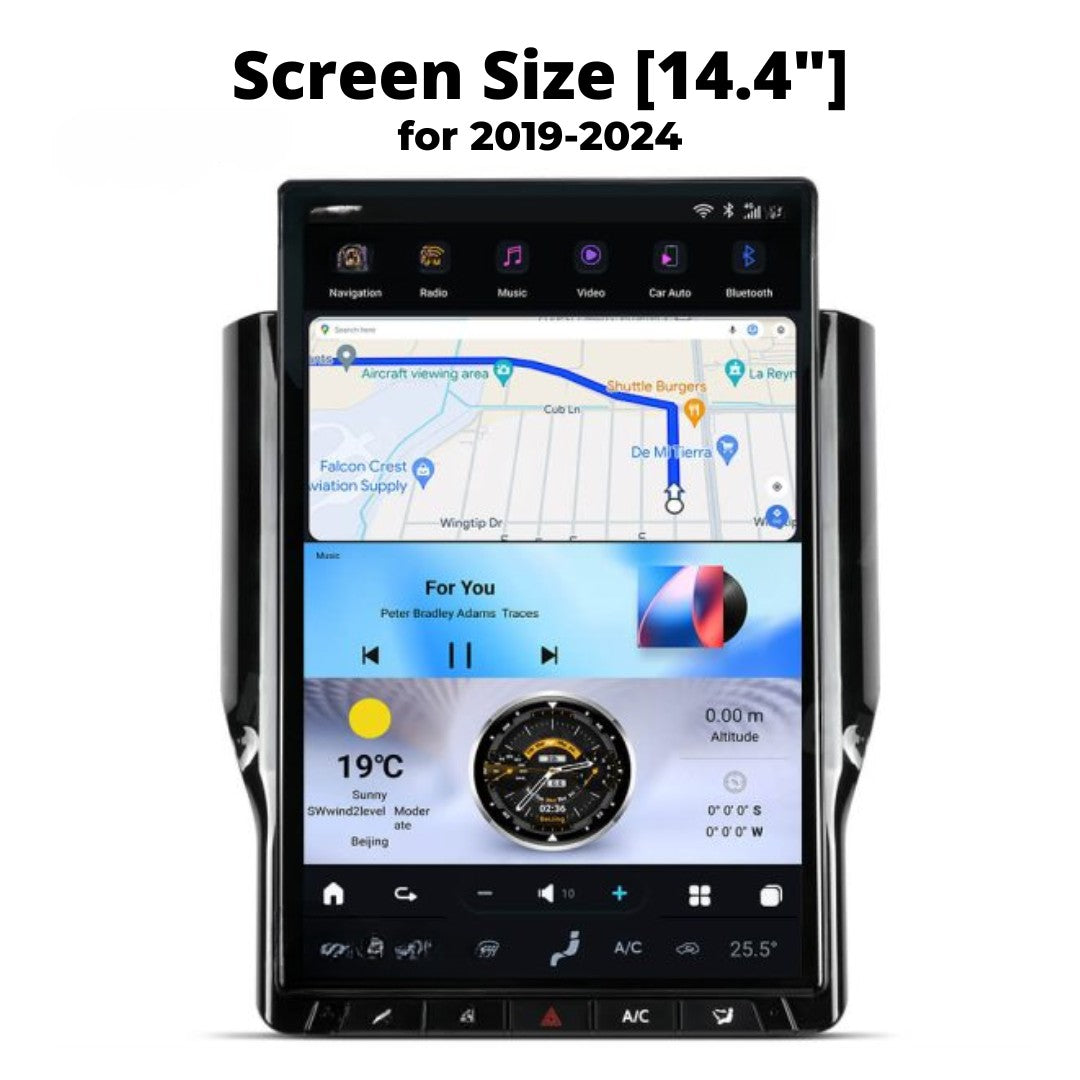 Dodge Ram Tesla Screen