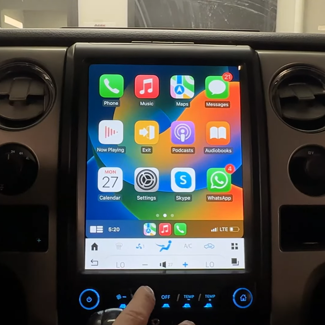 Ford F150 Tesla-style Carplay Screen