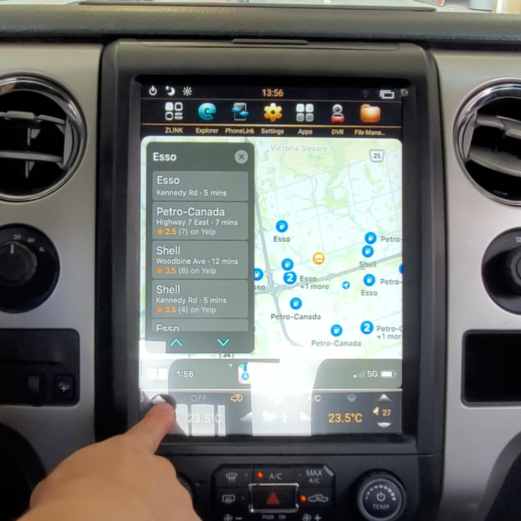 Ford F150 Tesla-style Carplay Screen