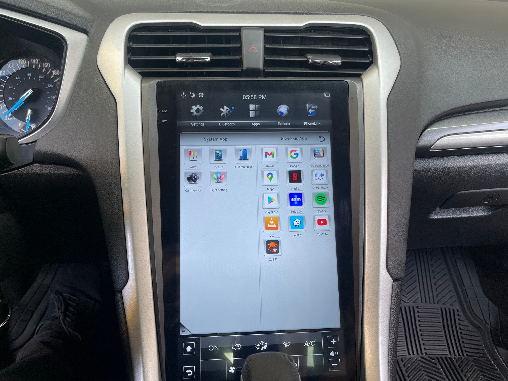 Tesla Style Interface Screen Deluxe Ford Fusion Tesla Screen Upgrade (2013-2020)