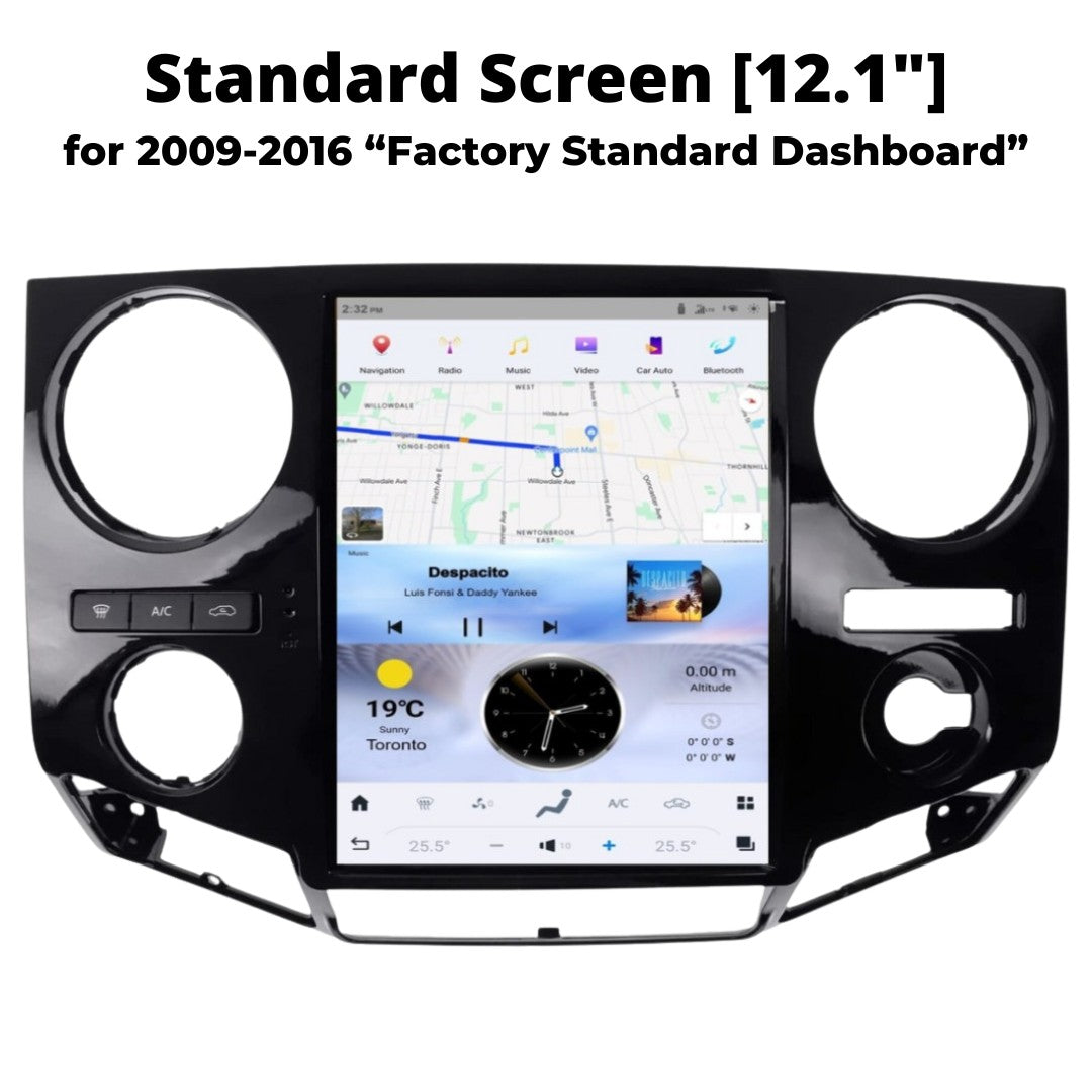Ford F550 Tesla Screen