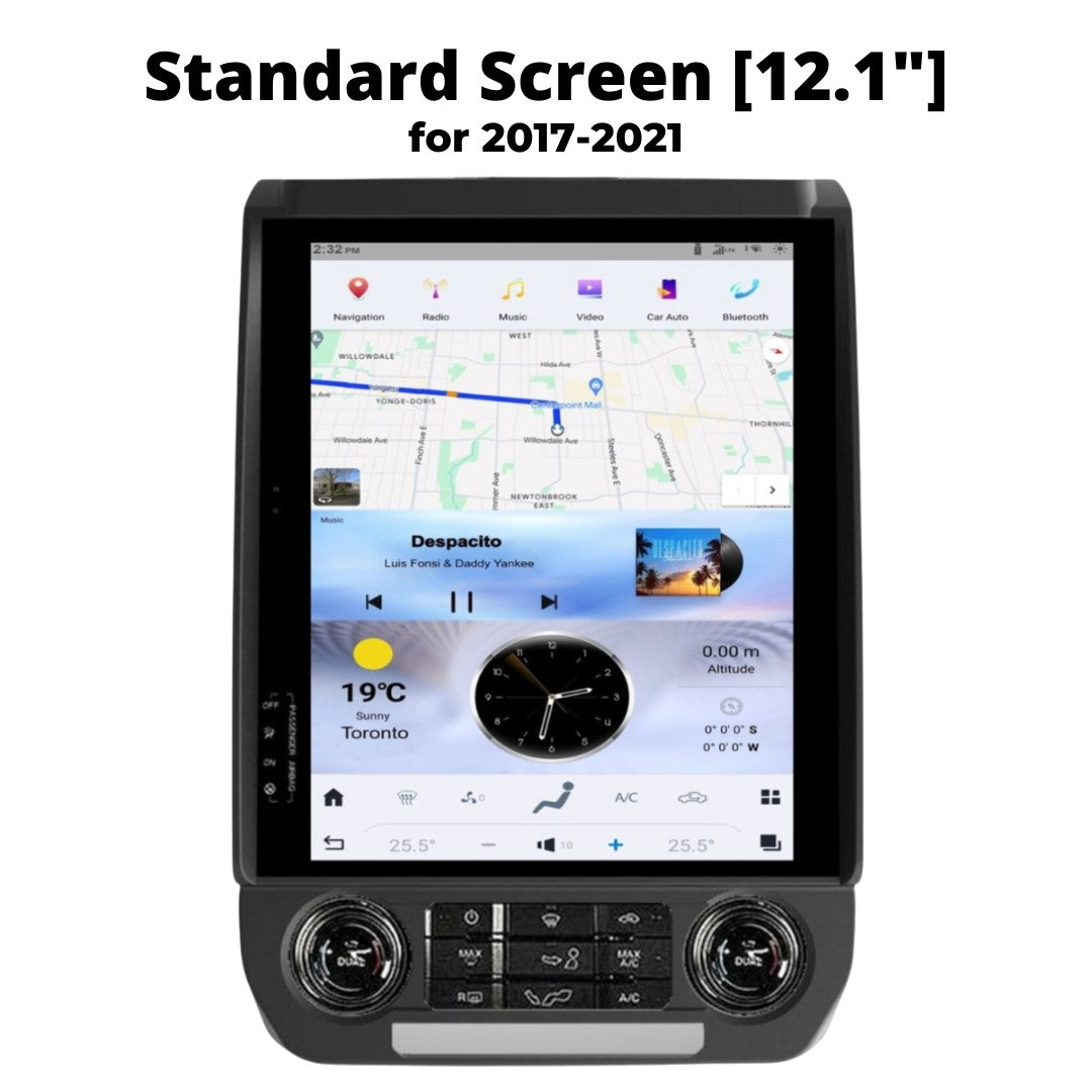 Ford F550 Tesla Screen