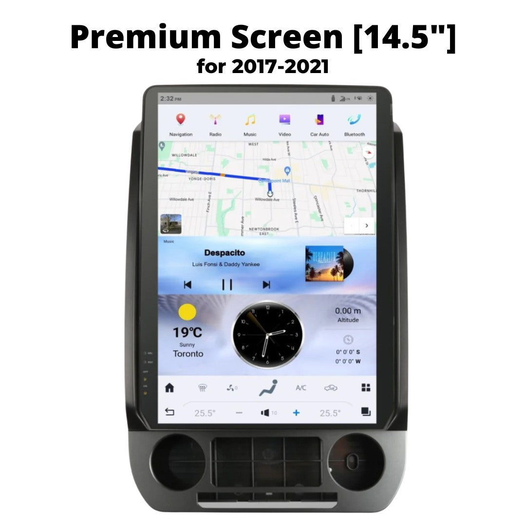 Ford F550 Tesla Screen