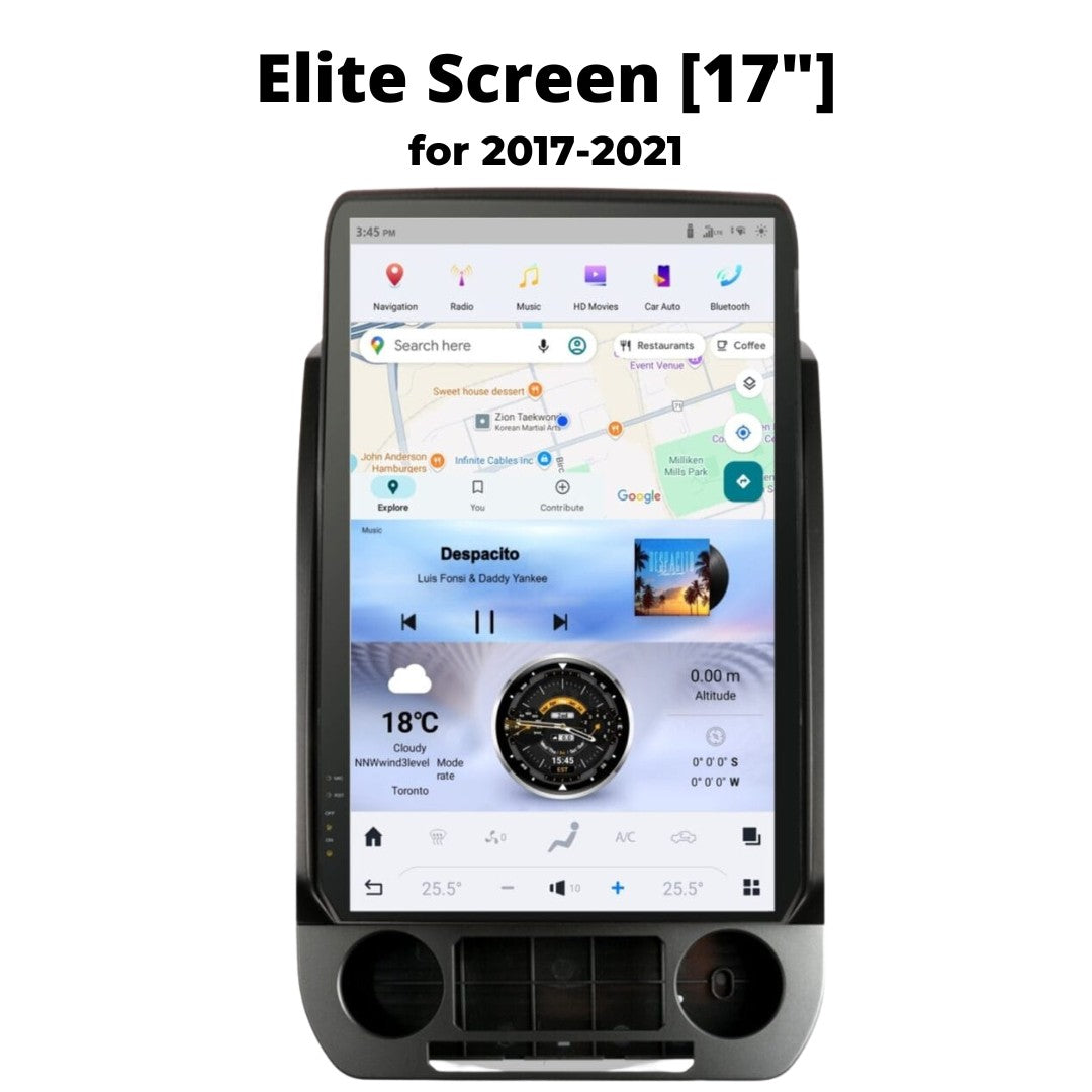 Ford F550 Tesla Screen