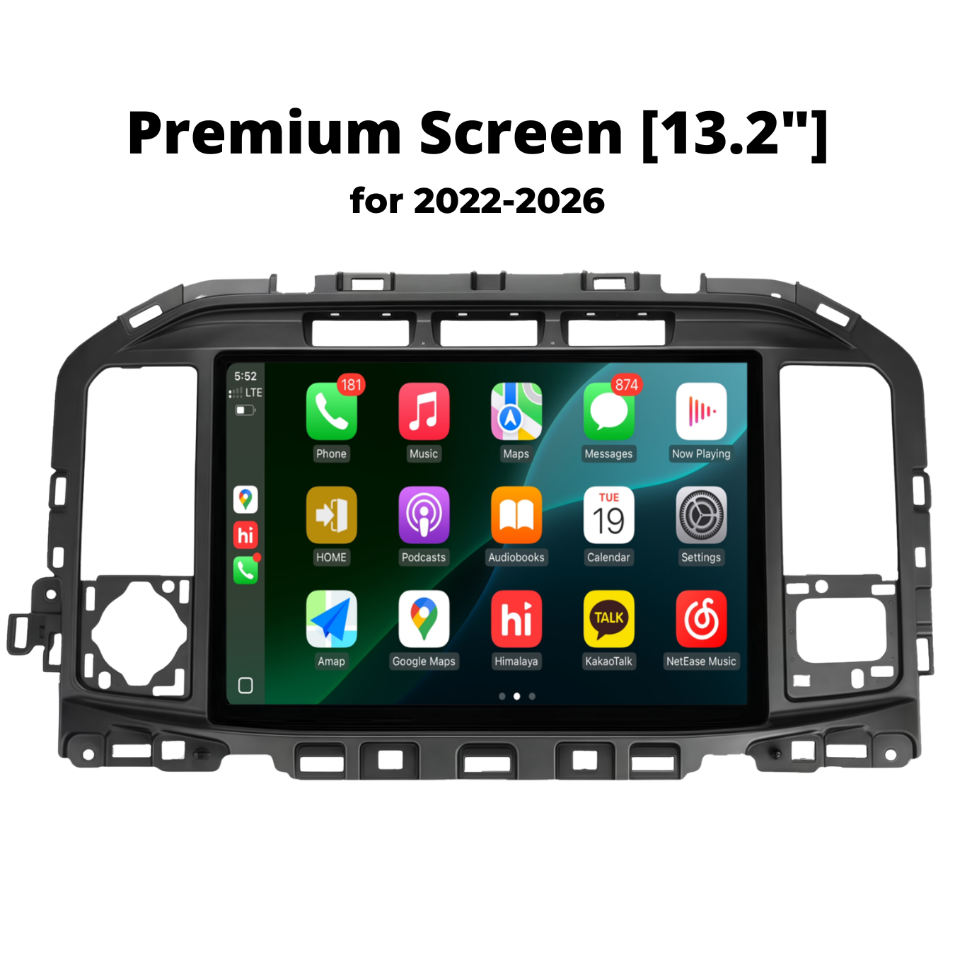 Ford F550 Tesla Screen