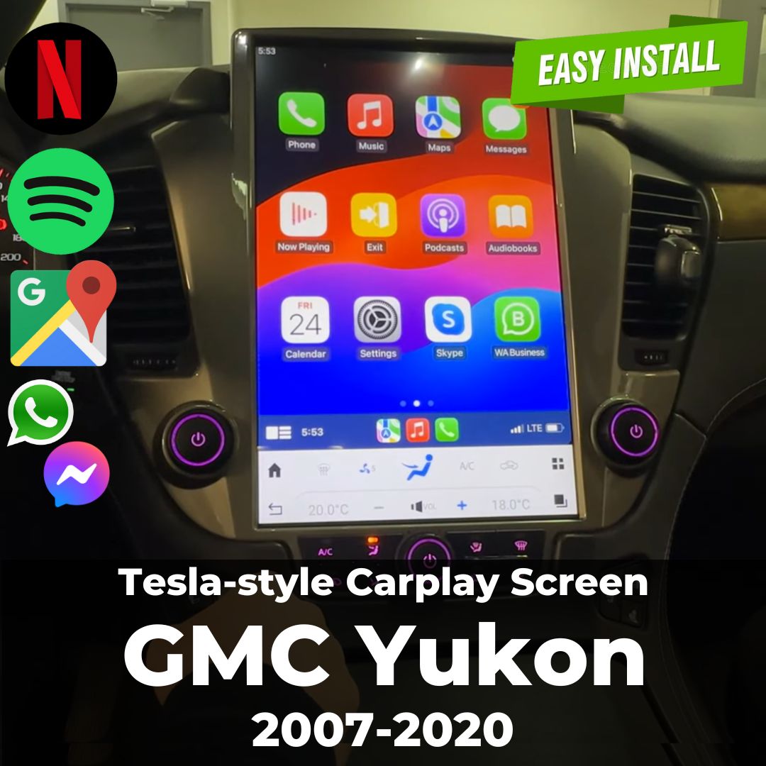 GMC Yukon Tesla Screen