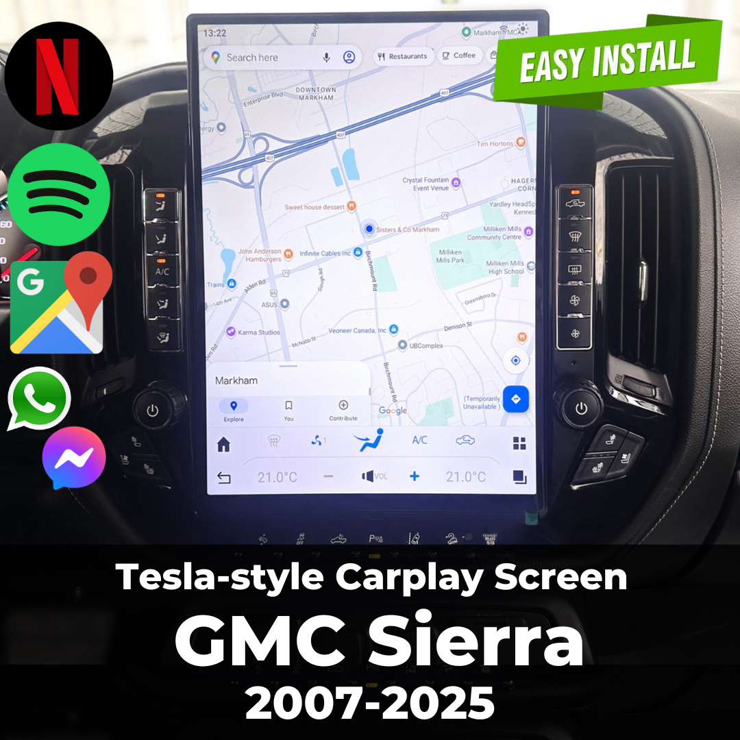 GMC Sierra Tesla Screen