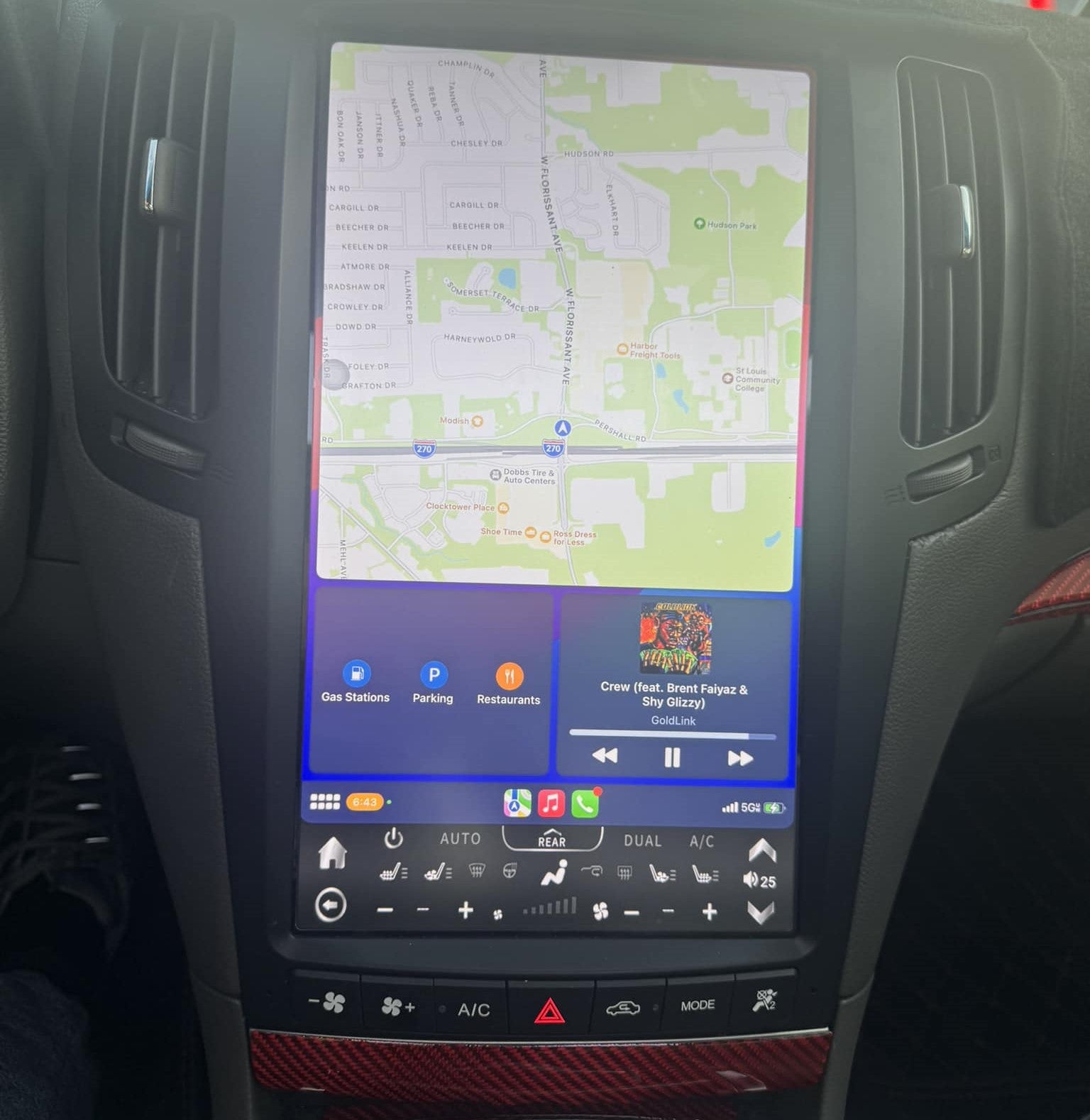 Infiniti G35 Tesla-style Screen 