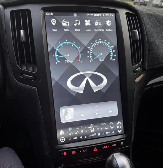 Touch Screen CarPlay Infiniti G37 Tesla Screen Upgrade