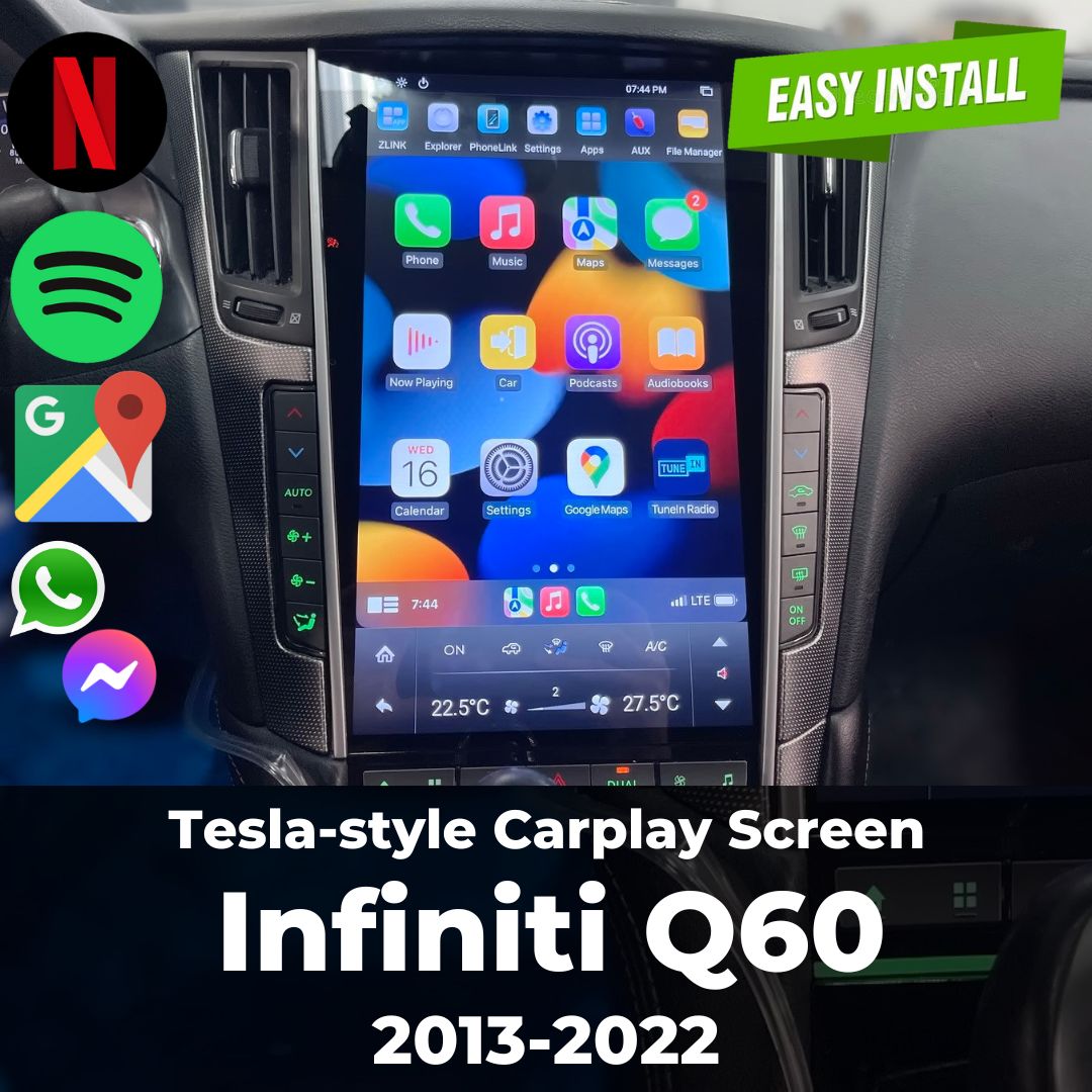 Infiniti Q60 Tesla Screen