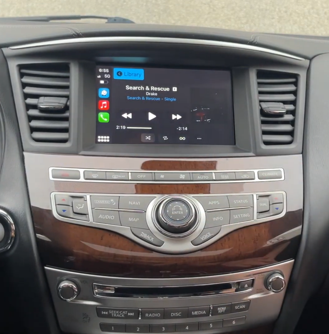 Infiniti QX60 Apple Carplay & Android Auto Module