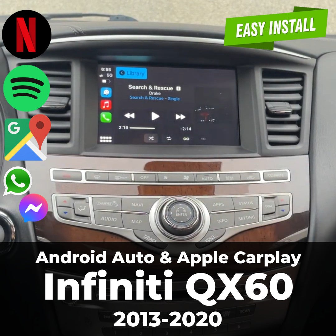 Infiniti QX60 Apple Carplay & Android Auto Module