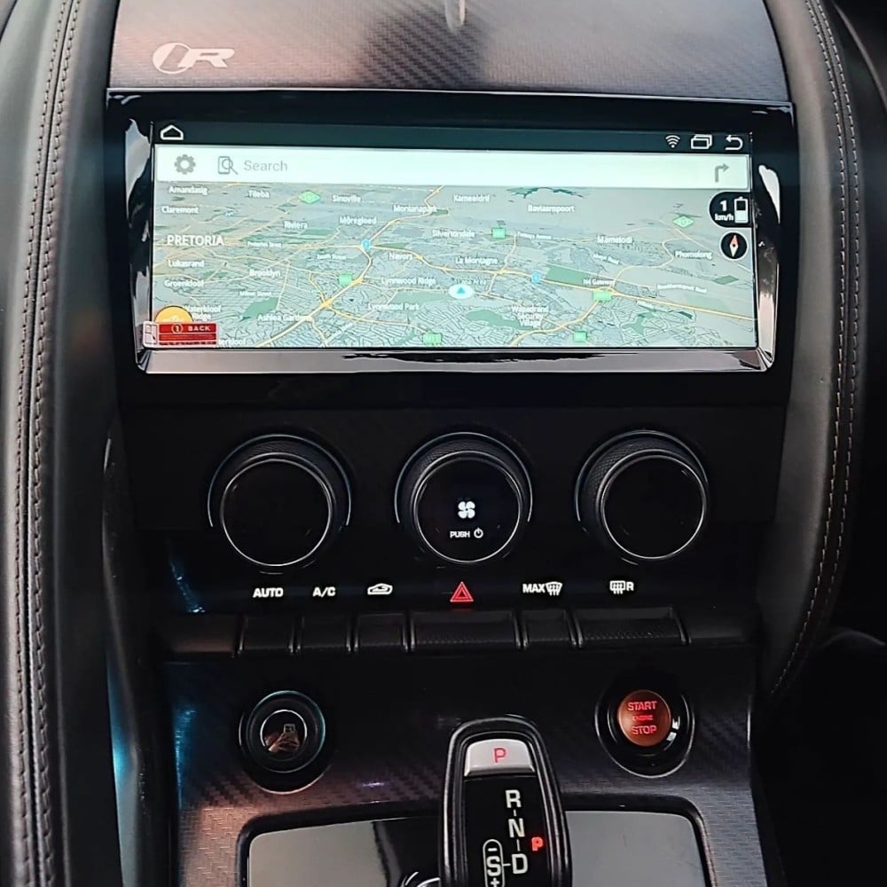 Jaguar F-Type Apple Carplay & Android Auto Screen