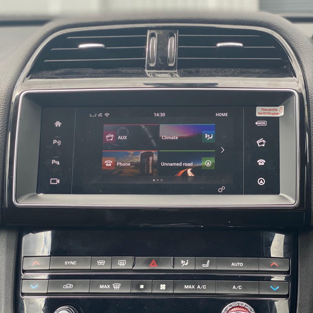 Jaguar F-pace Apple Carplay & Android Auto Screen 