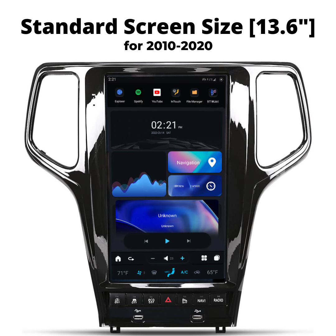 Jeep Grand Cherokee Tesla Screen