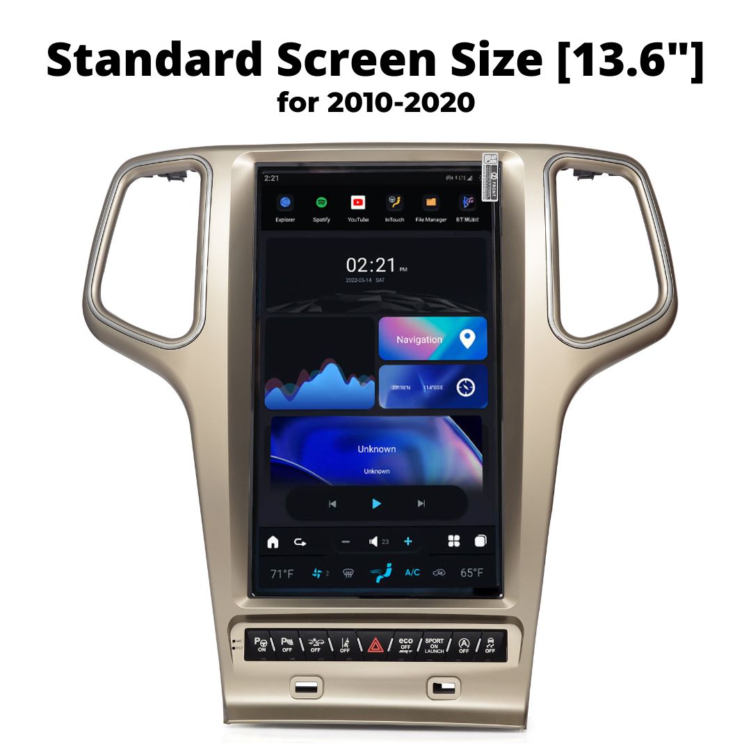 Jeep Grand Cherokee Tesla Screen