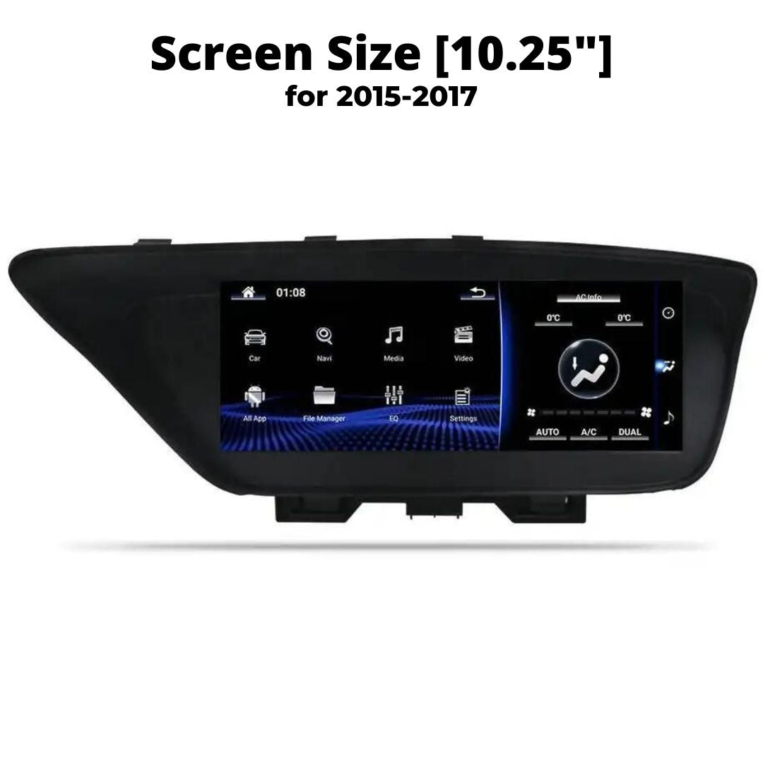 Lexus ES Apple Carplay & Android Auto Screen 