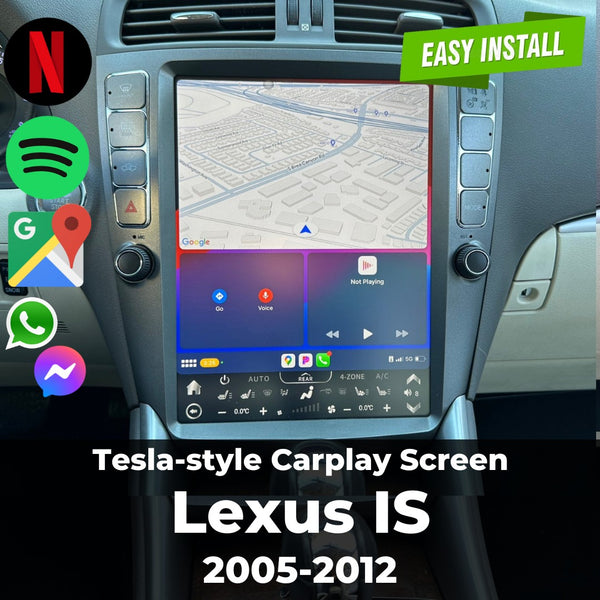 Touch Screen Tesla-style Lexus IS Screen Upgrade