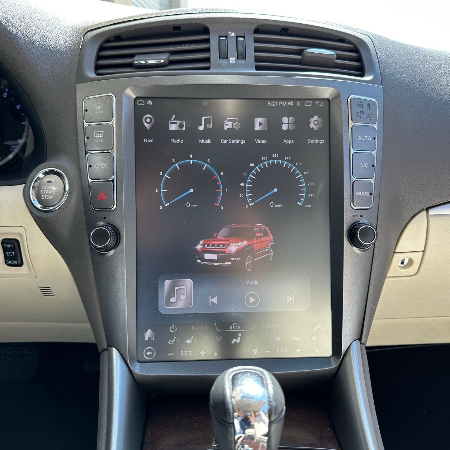 Lexus IS Tesla-style Screen