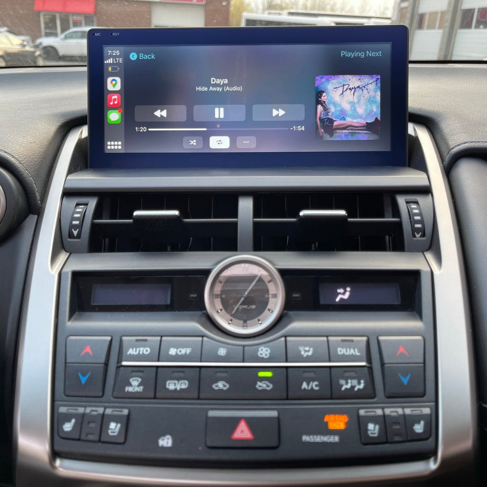 Lexus NX Apple Carplay & Android Auto Screen