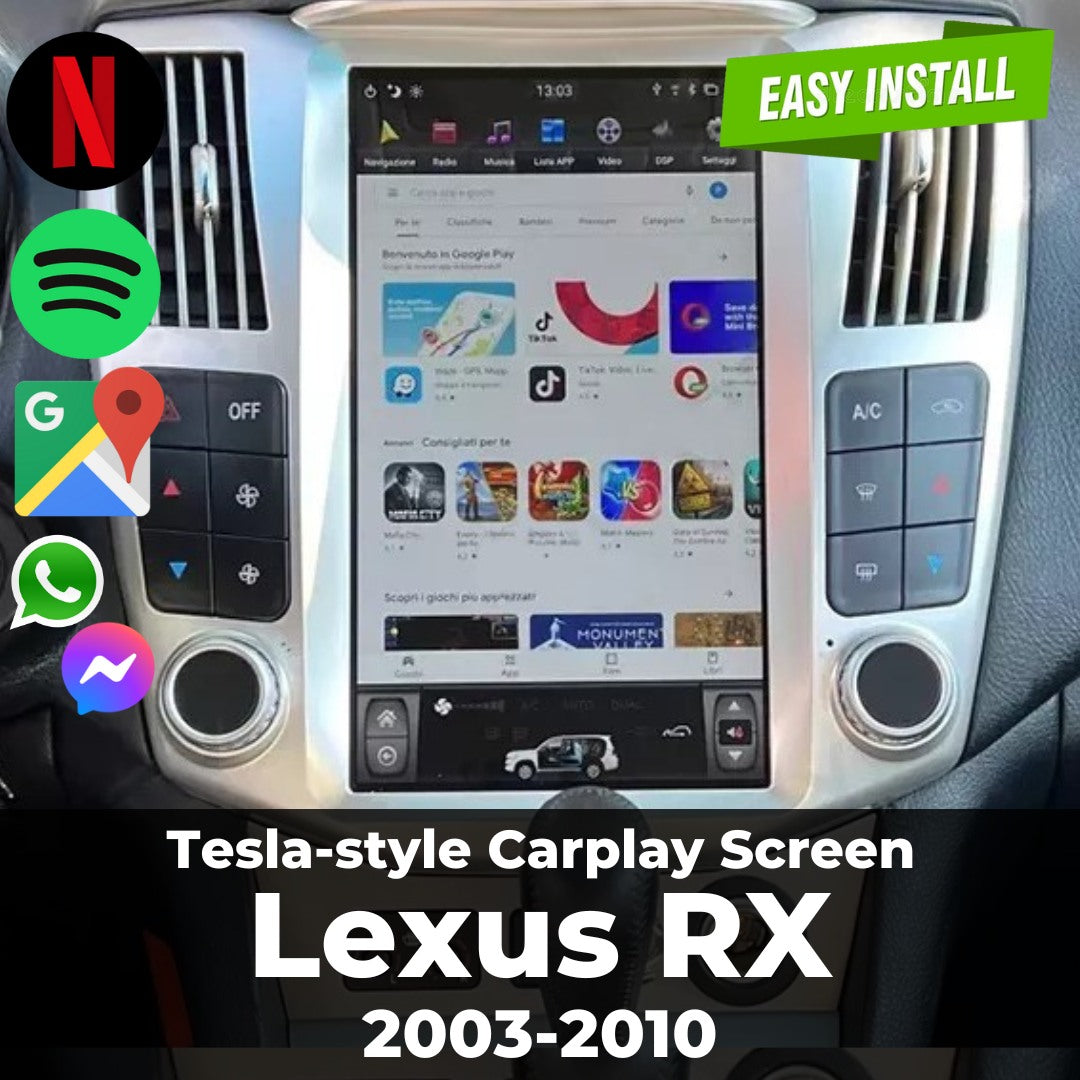 Lexus RX Tesla-style Carplay Screen