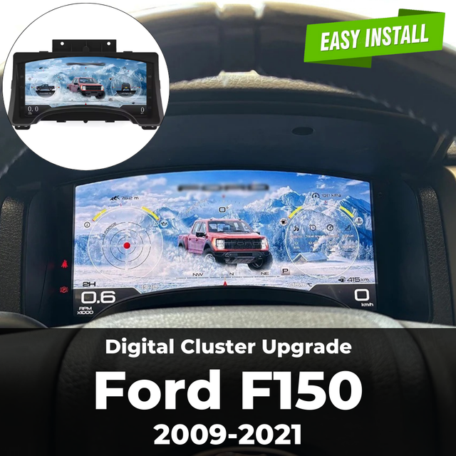 Ford F150 Digital Cluster Upgrade for 2009-2021 | Speedometer & Dashboard Screen