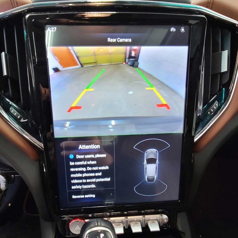 Maserati Ghibli Tesla Screen