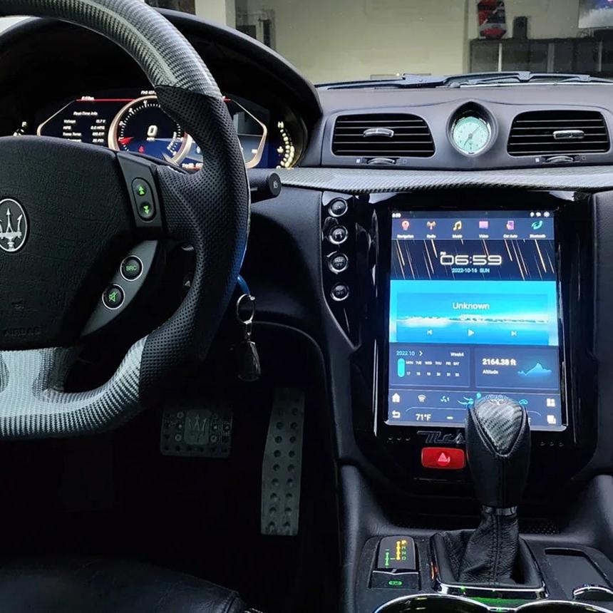 Maserati GranTurismo Tesla Screen