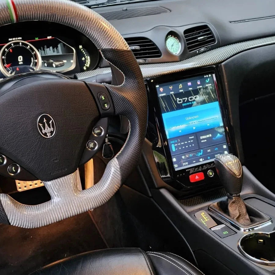 Maserati GranTurismo Tesla Screen