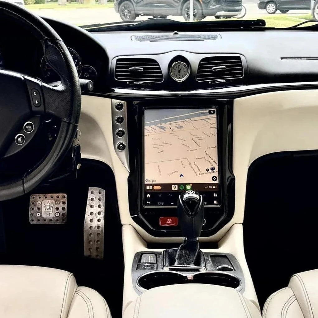 Maserati GranTurismo Tesla Screen