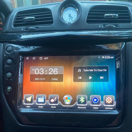 Maserati Granturismo Apple Carplay & Android Auto Screen