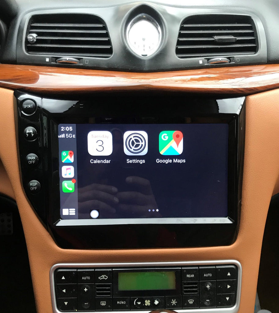 Maserati Granturismo Apple Carplay & Android Auto Screen