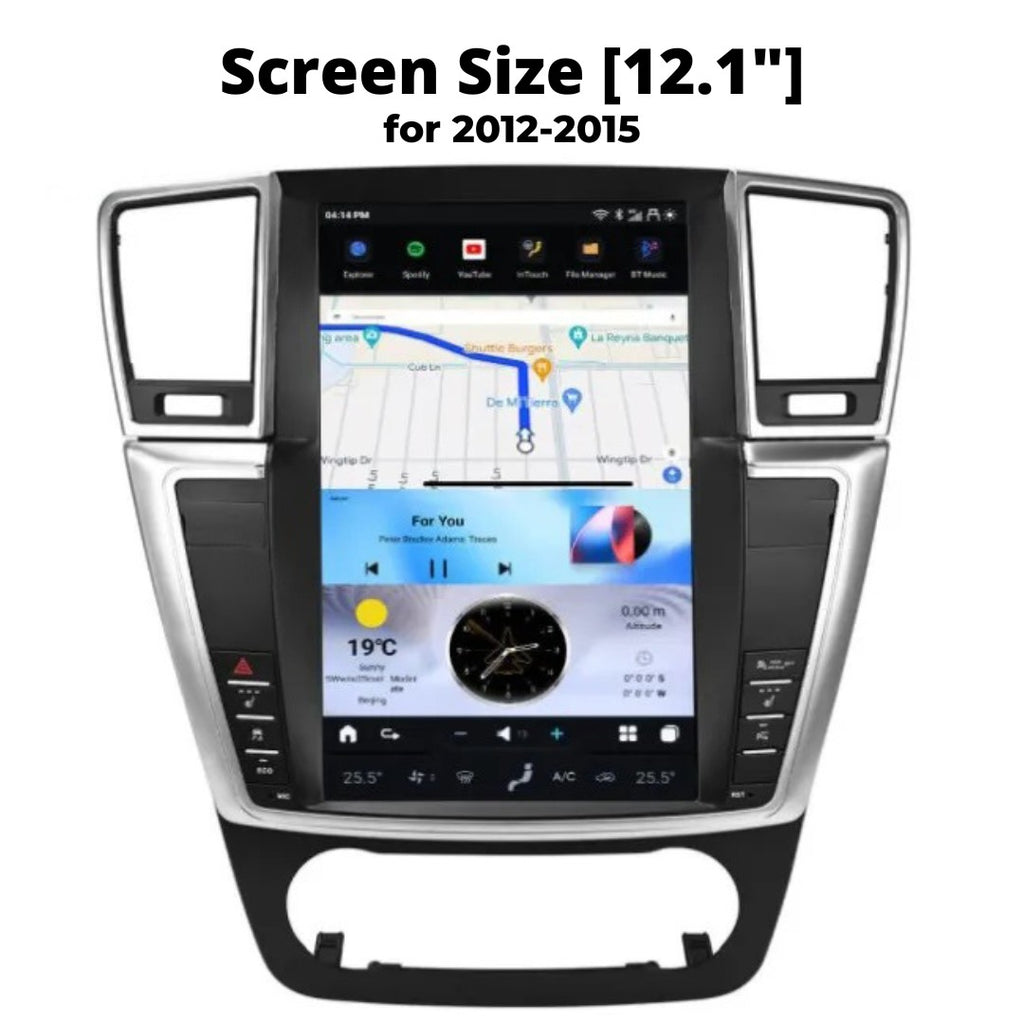Tesla-style Mercedes Benz GL Class Radio Screen Upgrade – Merge Screens