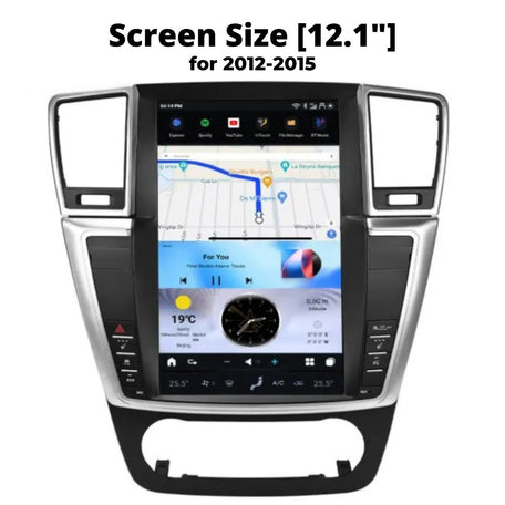 Mercedes GL Tesla Screen