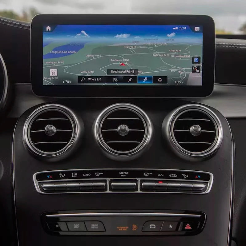 Mercedes GLC Apple Carplay & Android Auto Screen