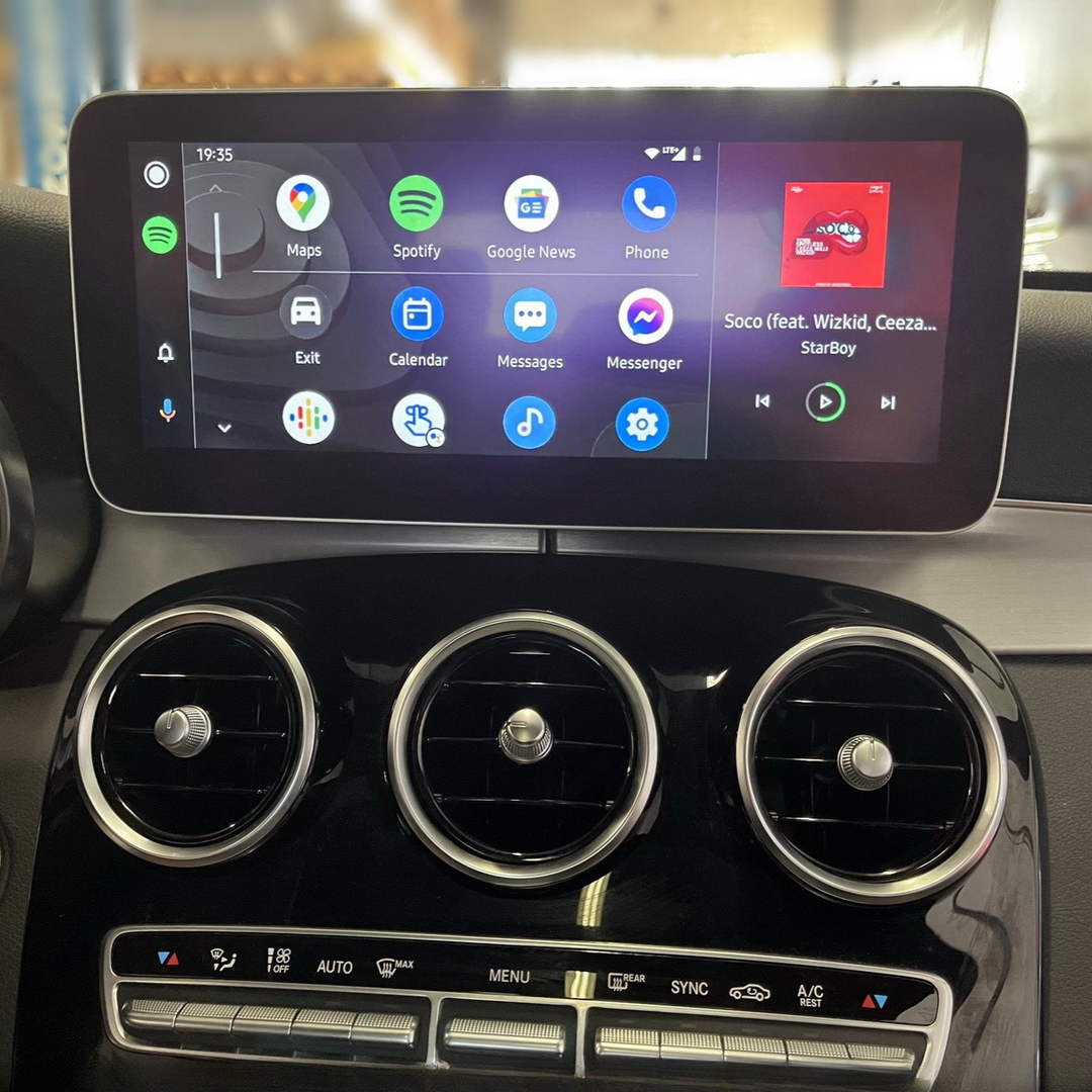 Mercedes GLC Apple Carplay & Android Auto Screen