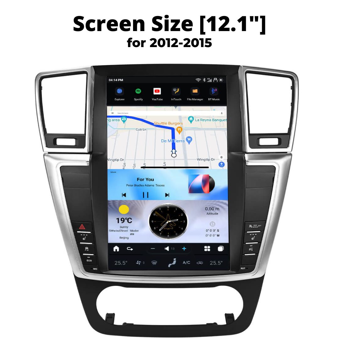 Mercedes ML Tesla-style Screen