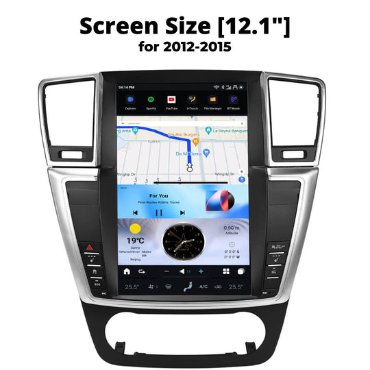 Mercedes ML Tesla-style Screen