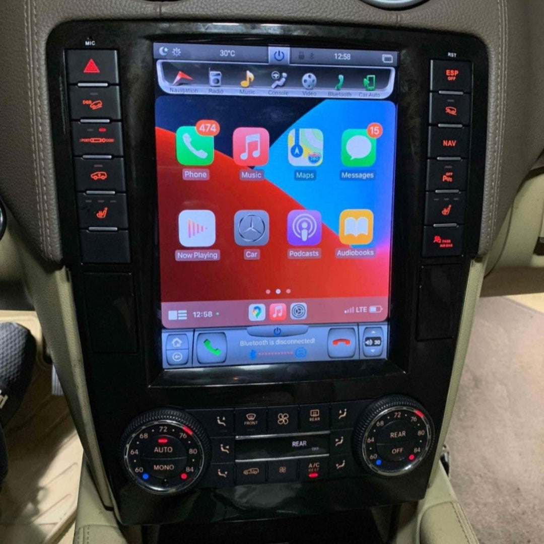 Mercedes ML Tesla-style Screen