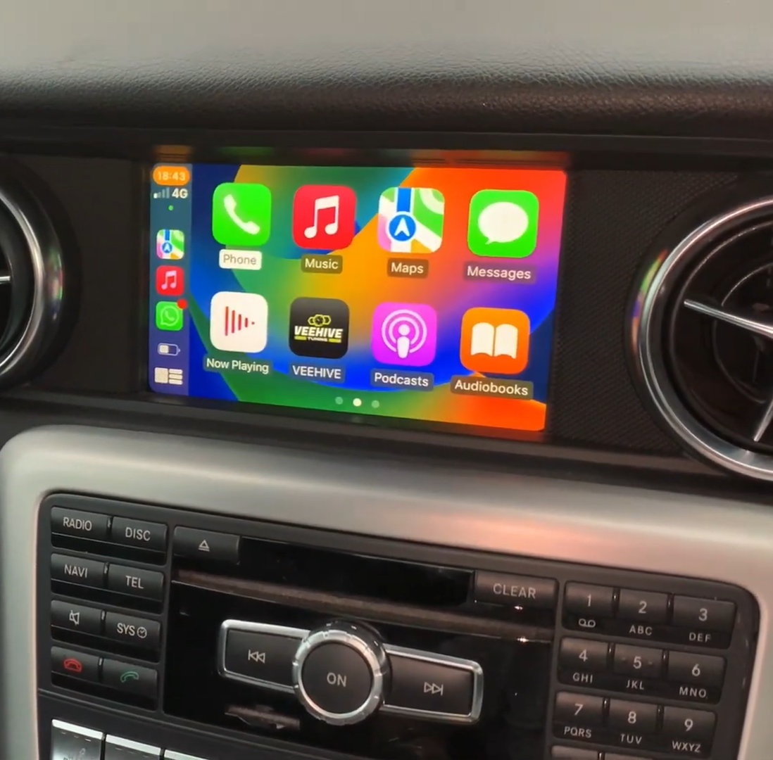 Mercedes SLK Apple Carplay Upgrade