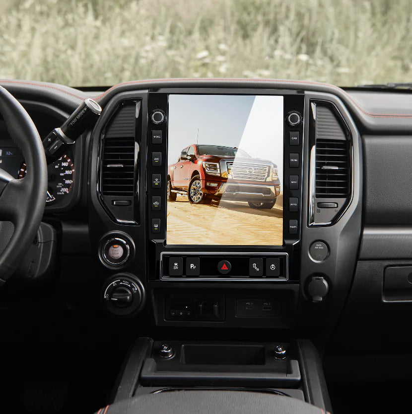 Nissan Titan Tesla Screen