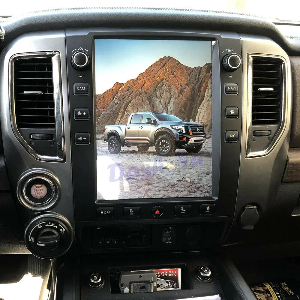 Nissan Titan Tesla Screen