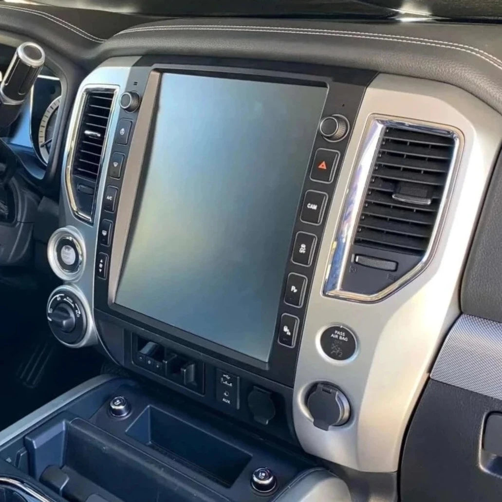 Nissan Titan Tesla Screen