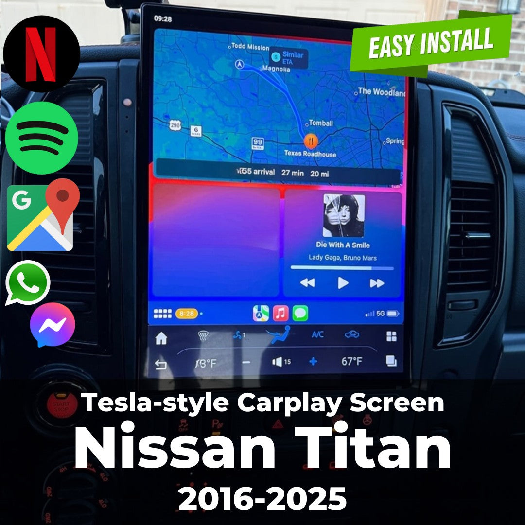 Nissan Titan  Tesla Screen