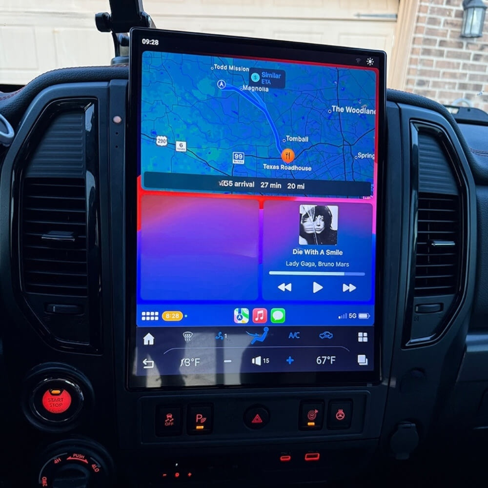 Nissan Titan Tesla Screen
