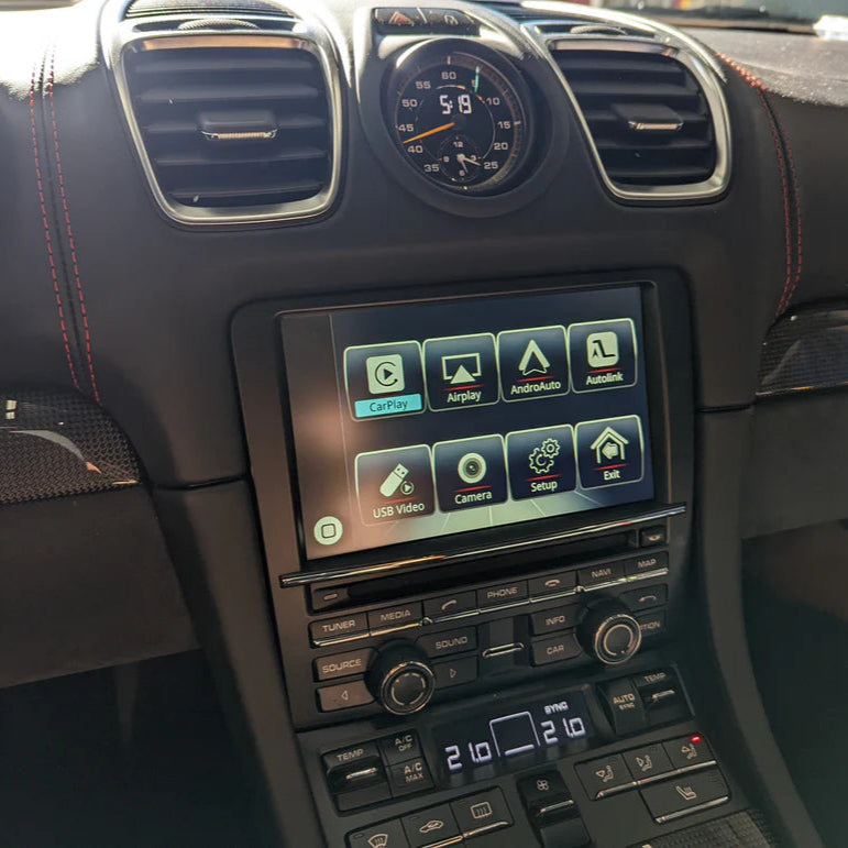 Porsche Cayman Apple Carplay & Android Auto Module