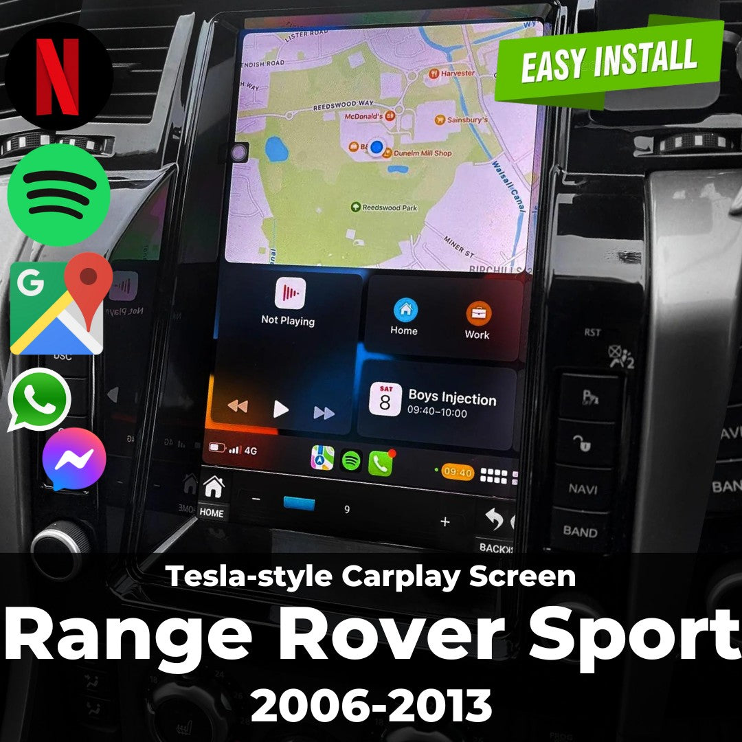 Range Rover Sport Tesla Screen