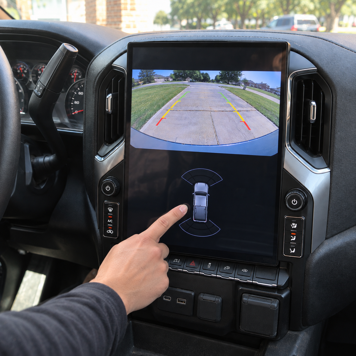 Chevrolet Silverado Tesla Screen 2007-2026 B-Version