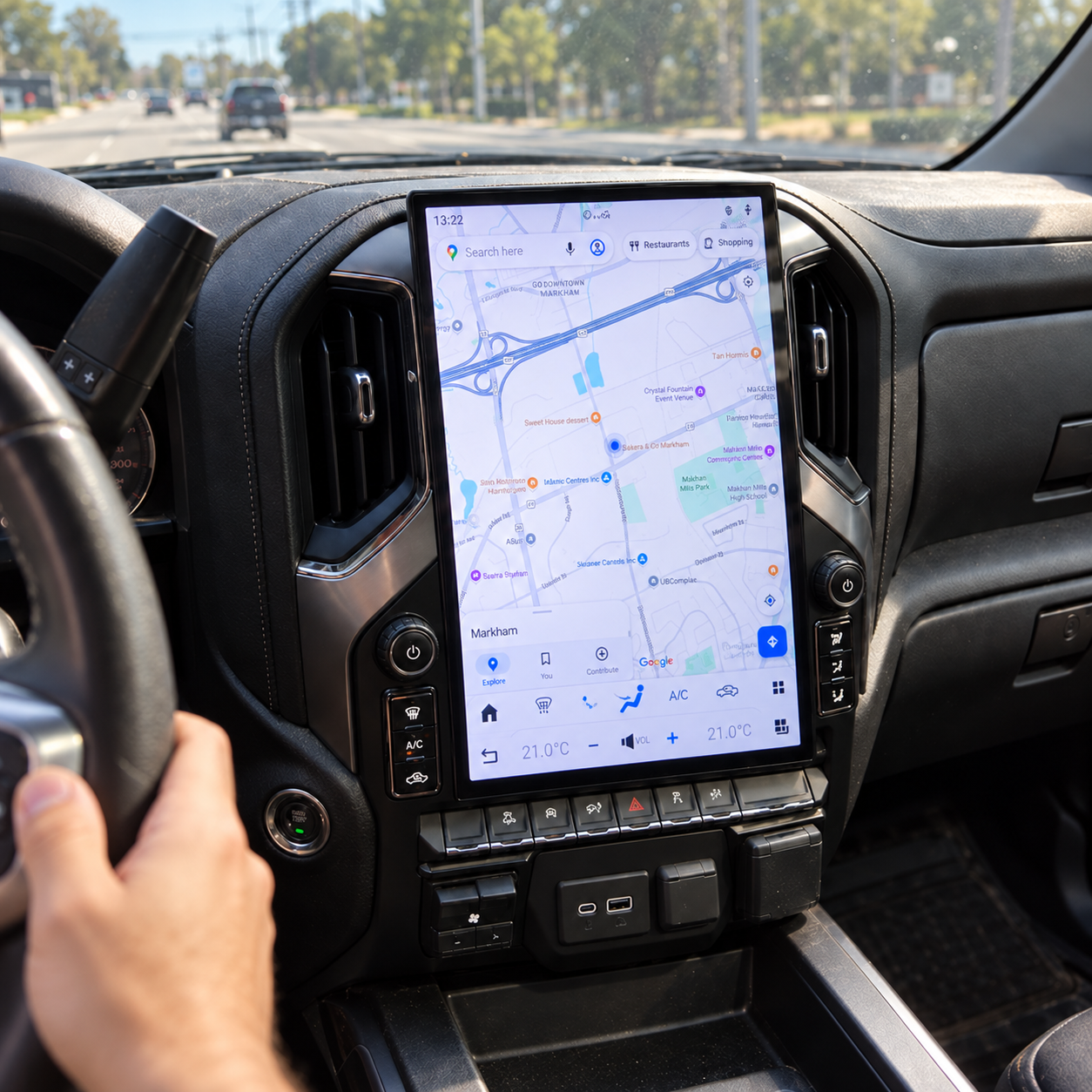 Chevrolet Silverado Tesla Screen 2007-2026 B-Version