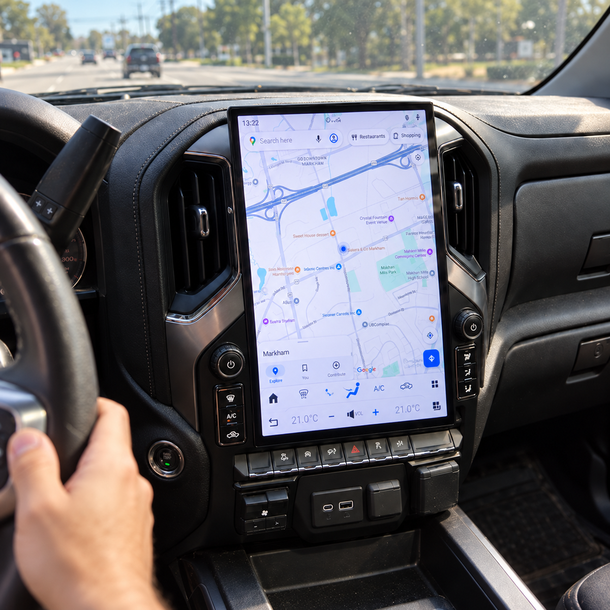 Chevrolet Silverado Tesla Screen 2007-2026 B-Version
